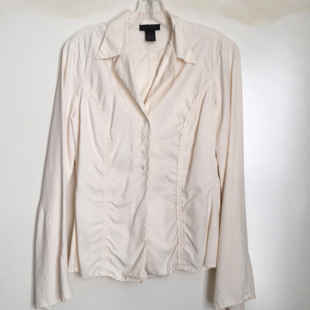 The Limited 100% Silk button down shirt.